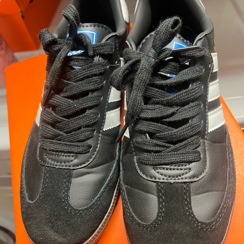 Adidas Samba Black and White Sneakers - Picture 7 of 8